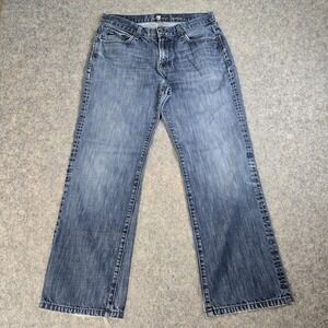 7 For All Mankind Austyn Jeans Mens 33x29 Blue Denim Relaxed Fit Straight Leg